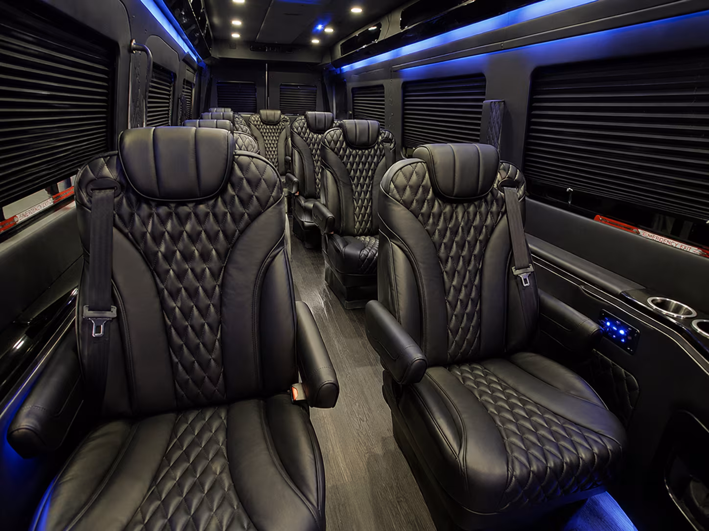 Provo Airport Shuttle & Transportation party bus exterior