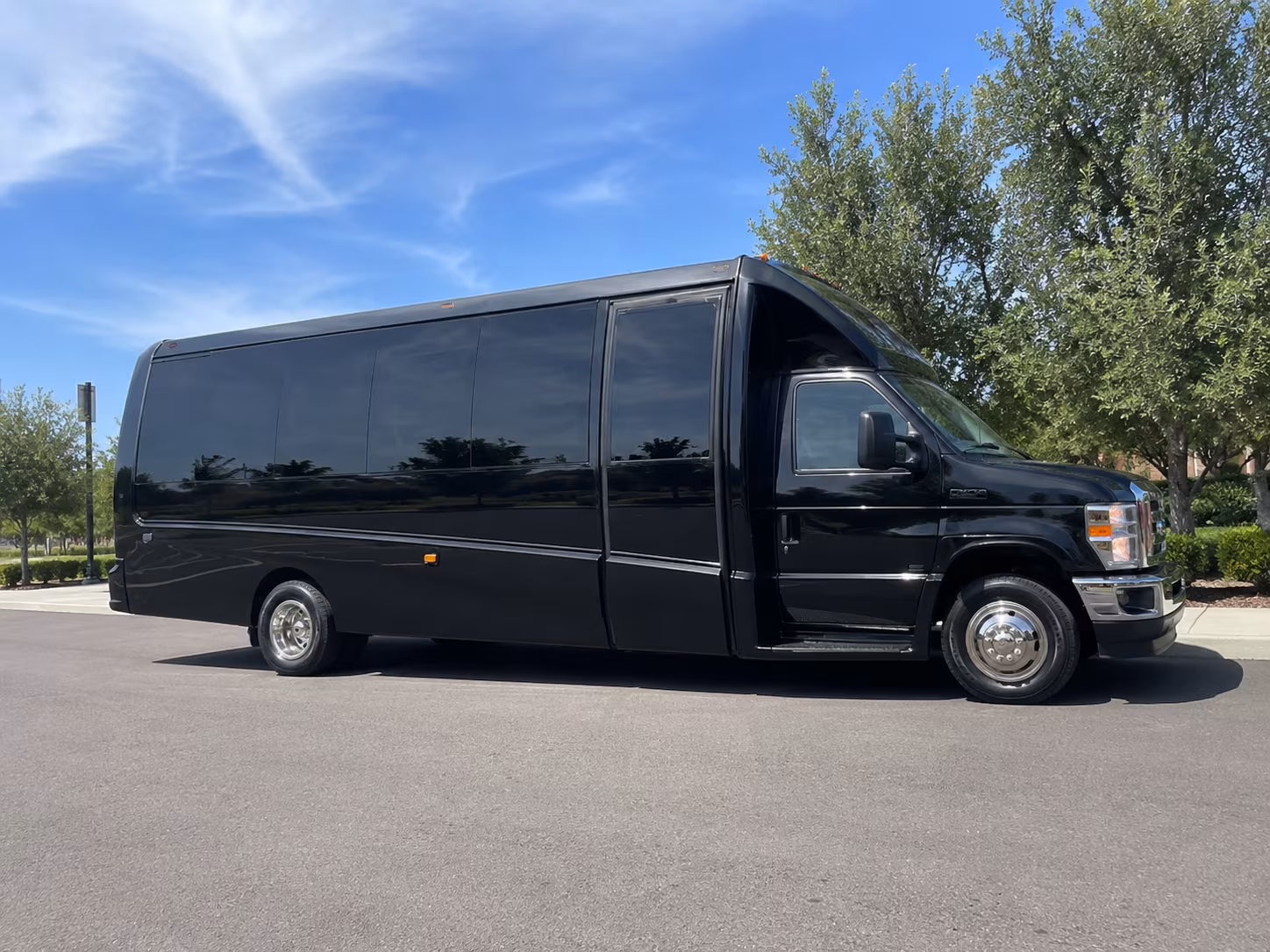 Provo Airport Shuttle & Transportation party bus exterior