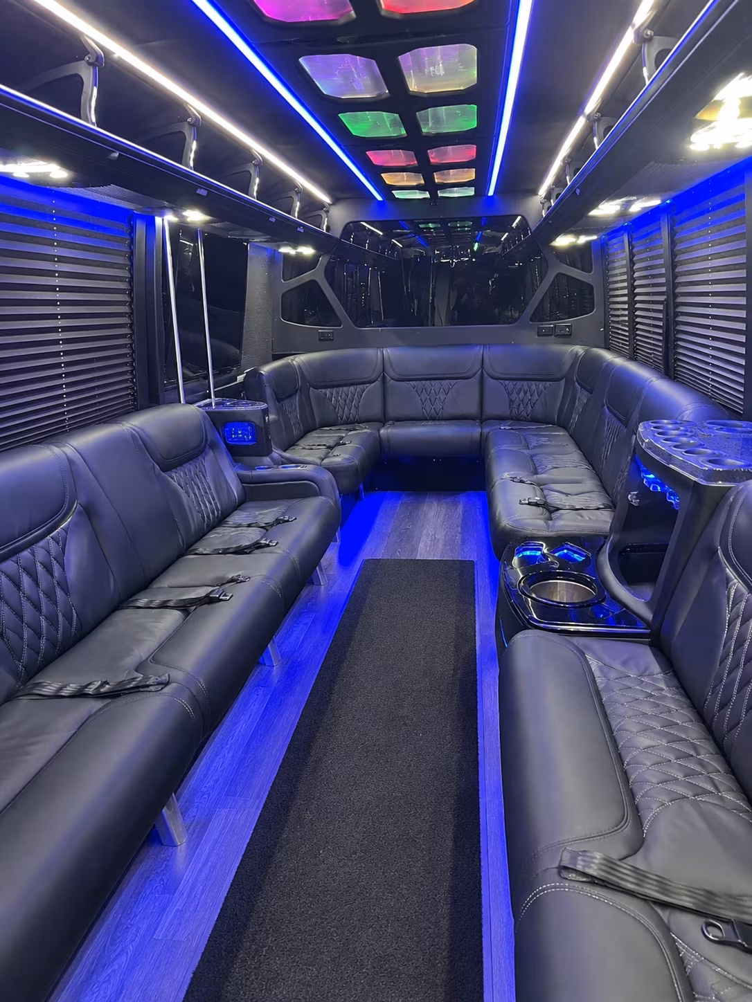 Provo Private Event Transportation party bus exterior