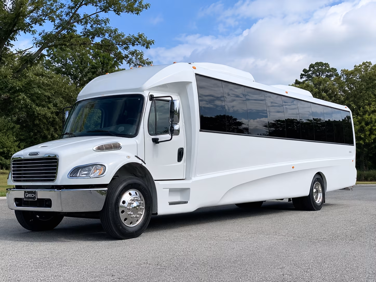 Provo Prom & Homecoming Transportation party bus exterior