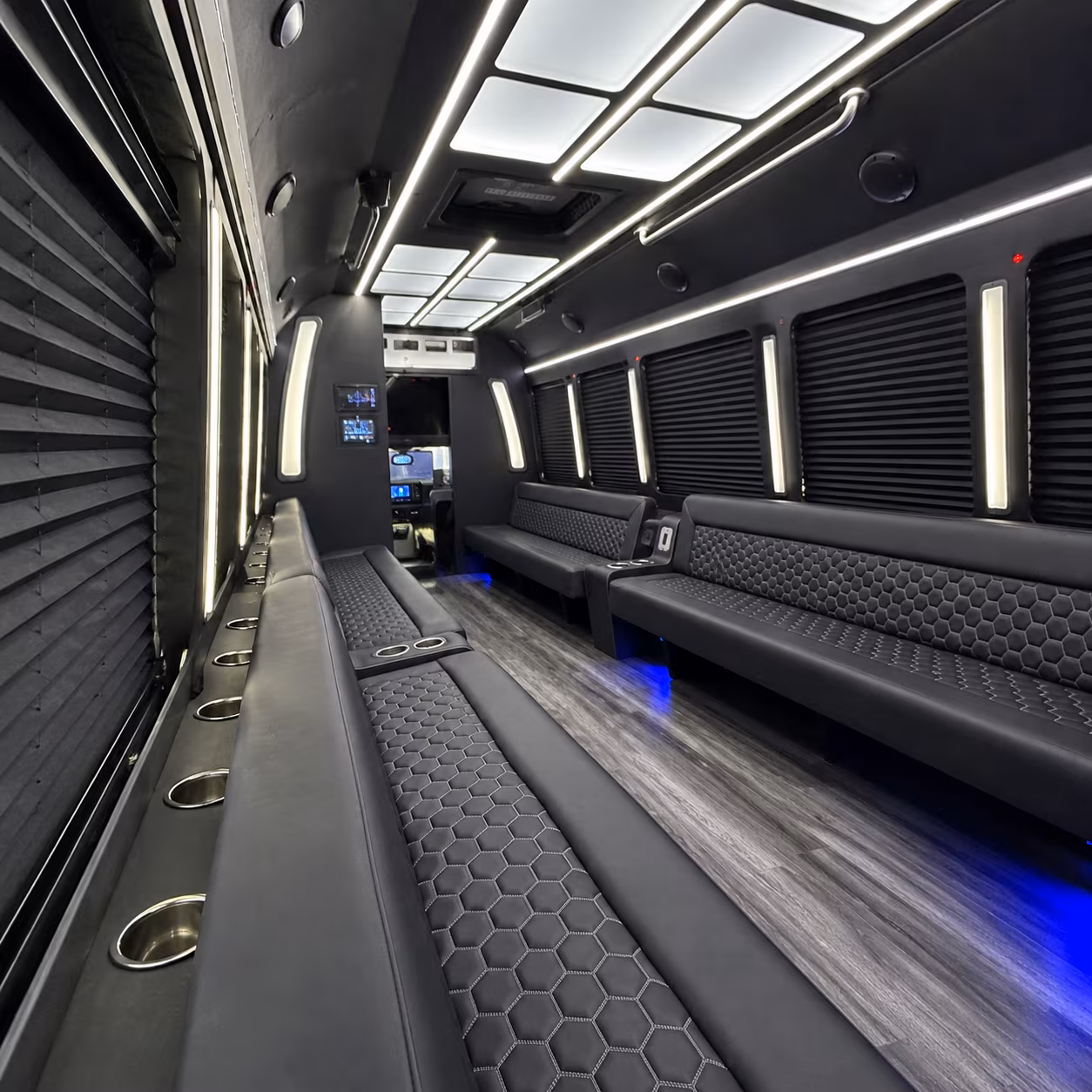 Provo Prom & Homecoming Transportation party bus exterior