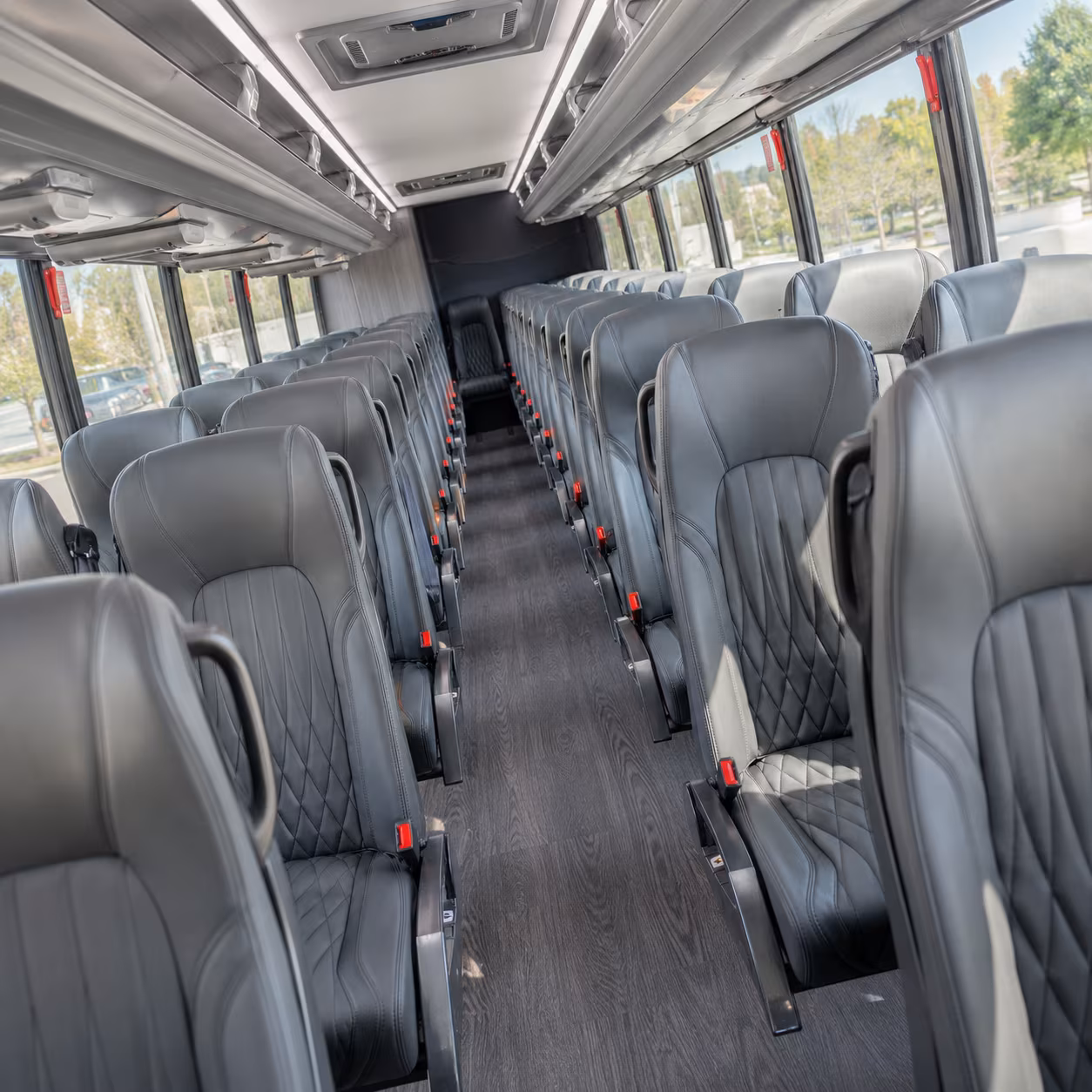 Provo School Event Transportation party bus exterior