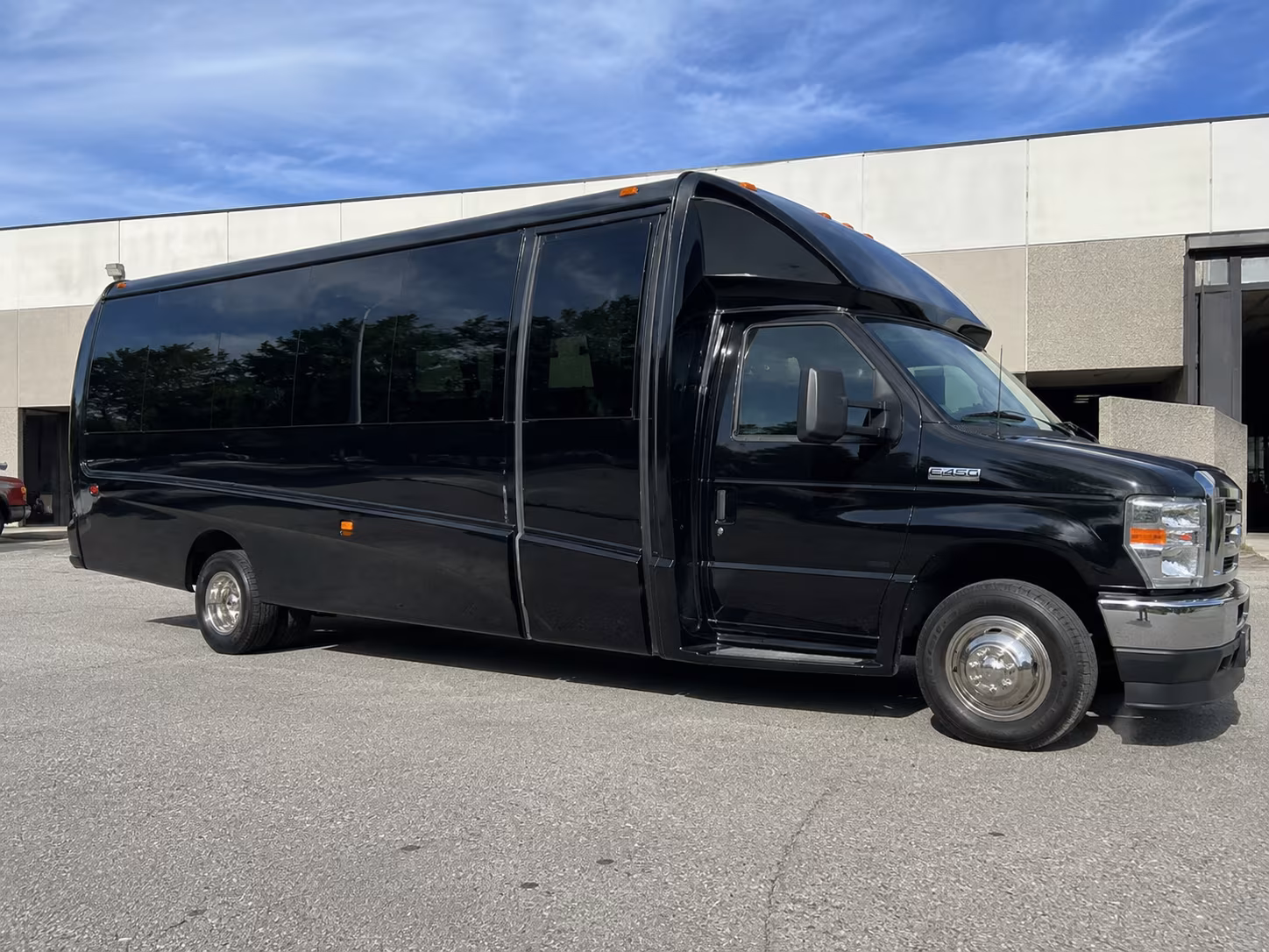Provo School Event Transportation party bus exterior