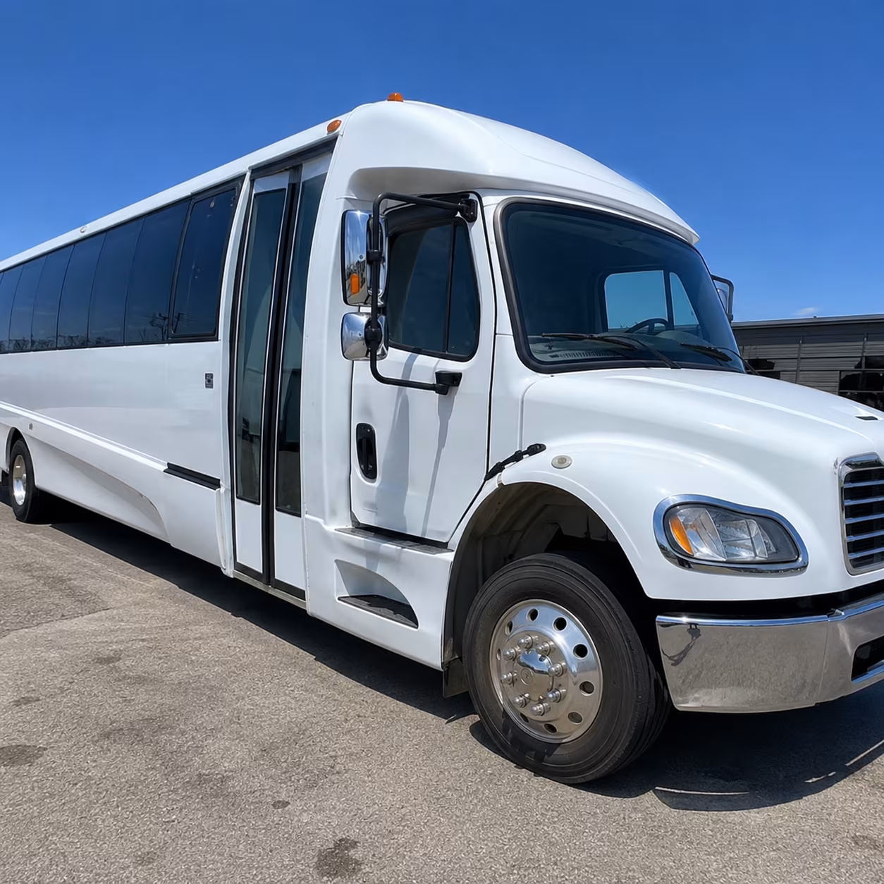 Provo School Event Transportation party bus exterior