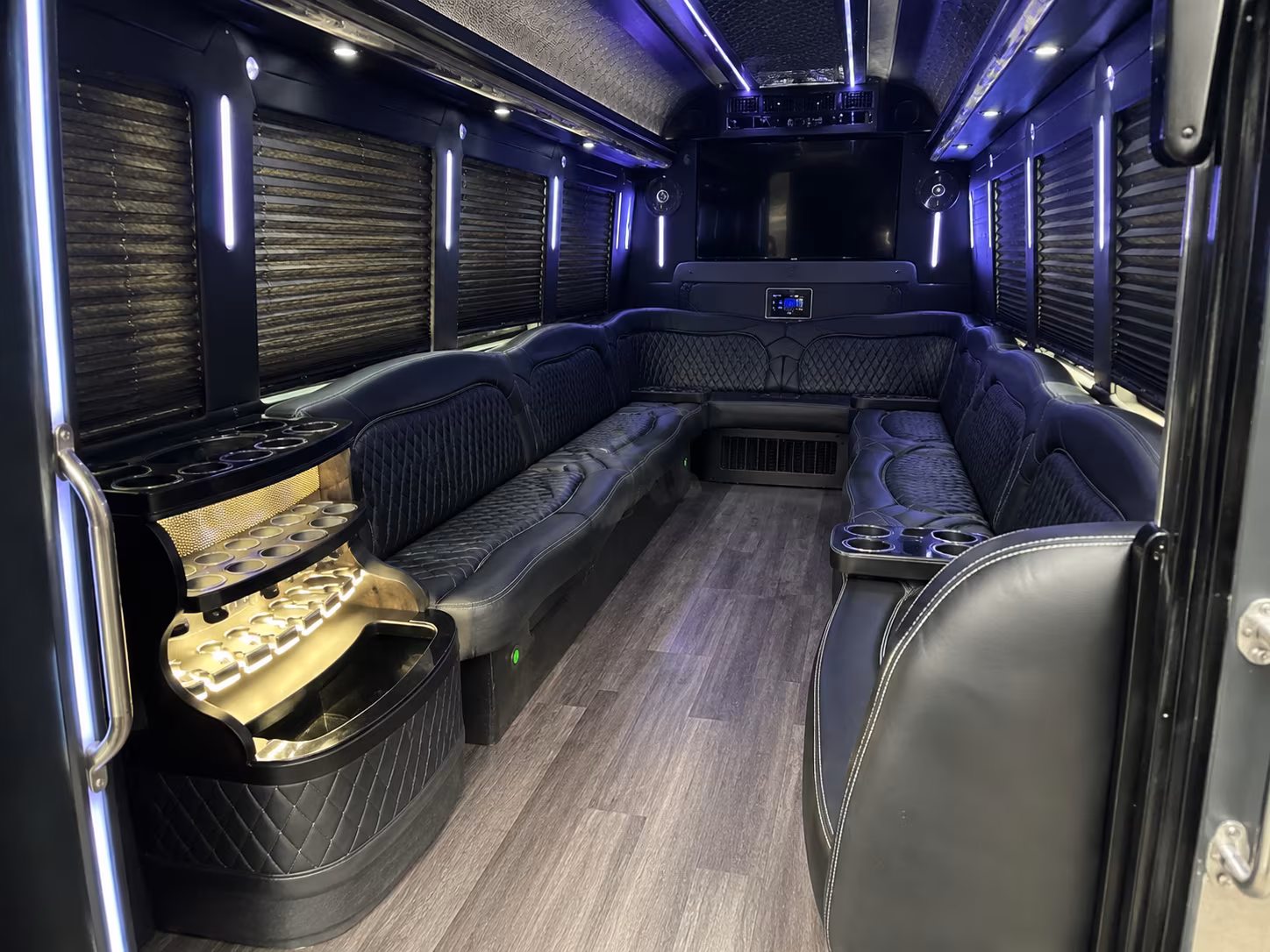 Provo Sporting Event Transportation party bus exterior
