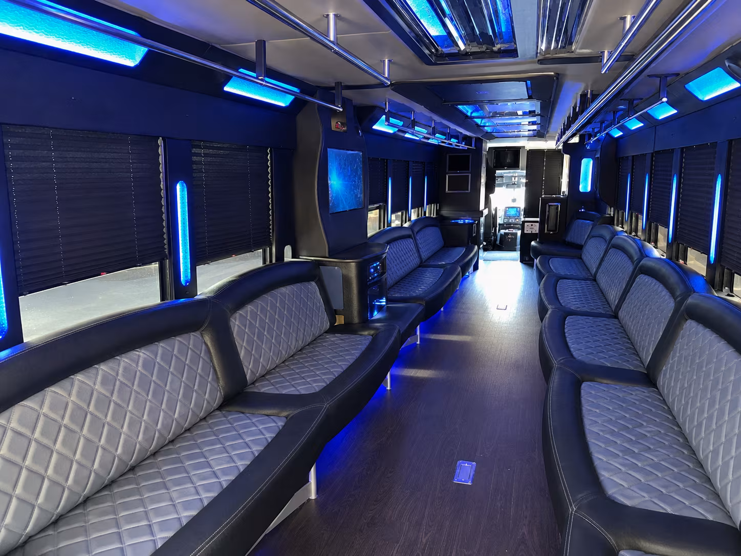 Provo Wedding Transportation party bus exterior