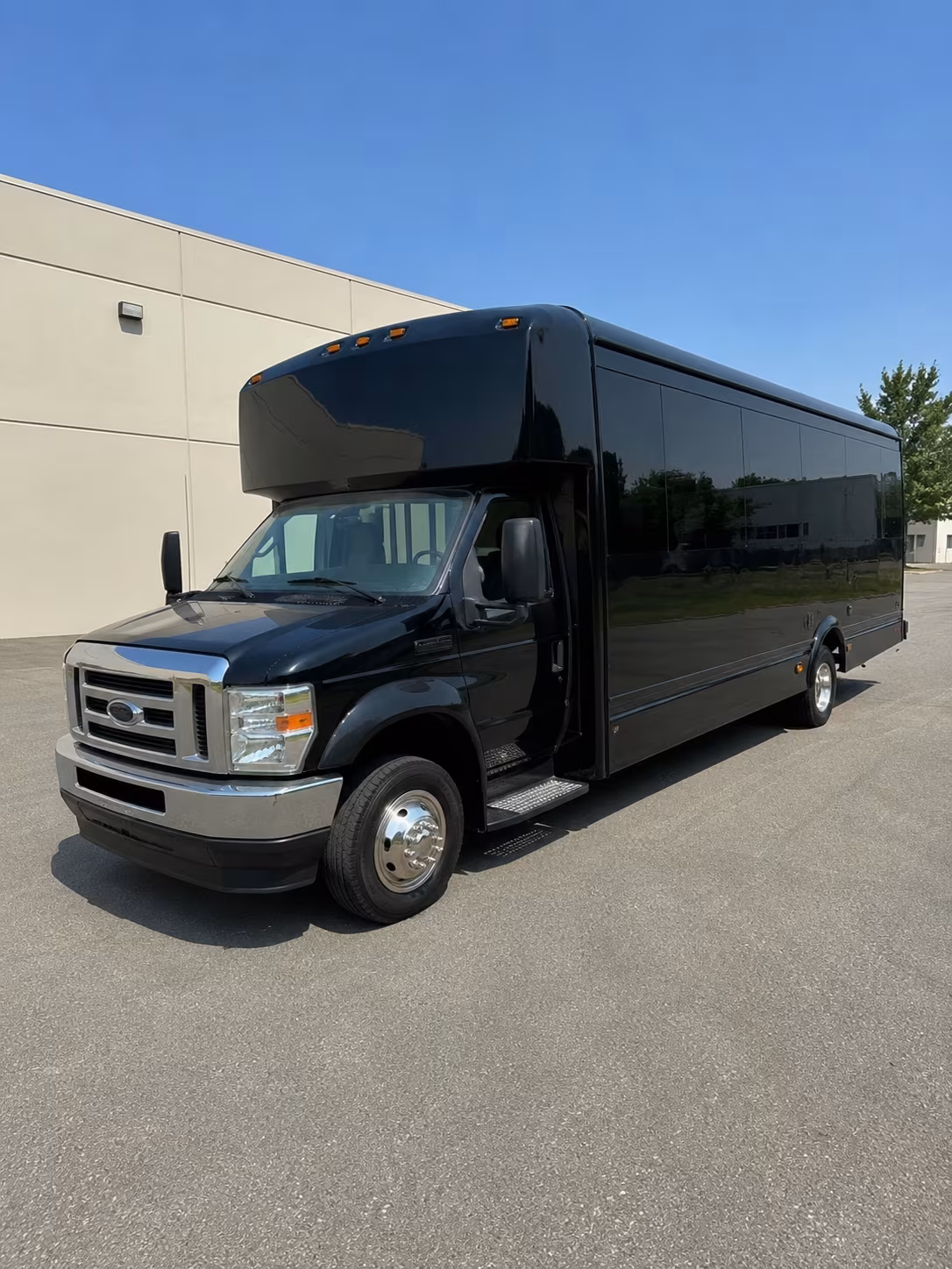 Provo Wedding Transportation party bus exterior