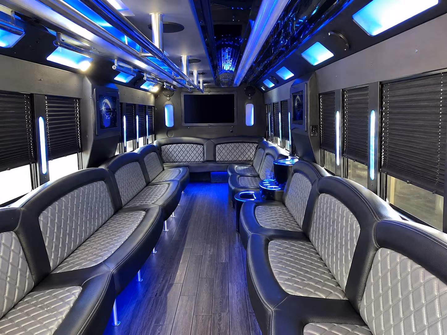 Provo Wedding Transportation party bus exterior