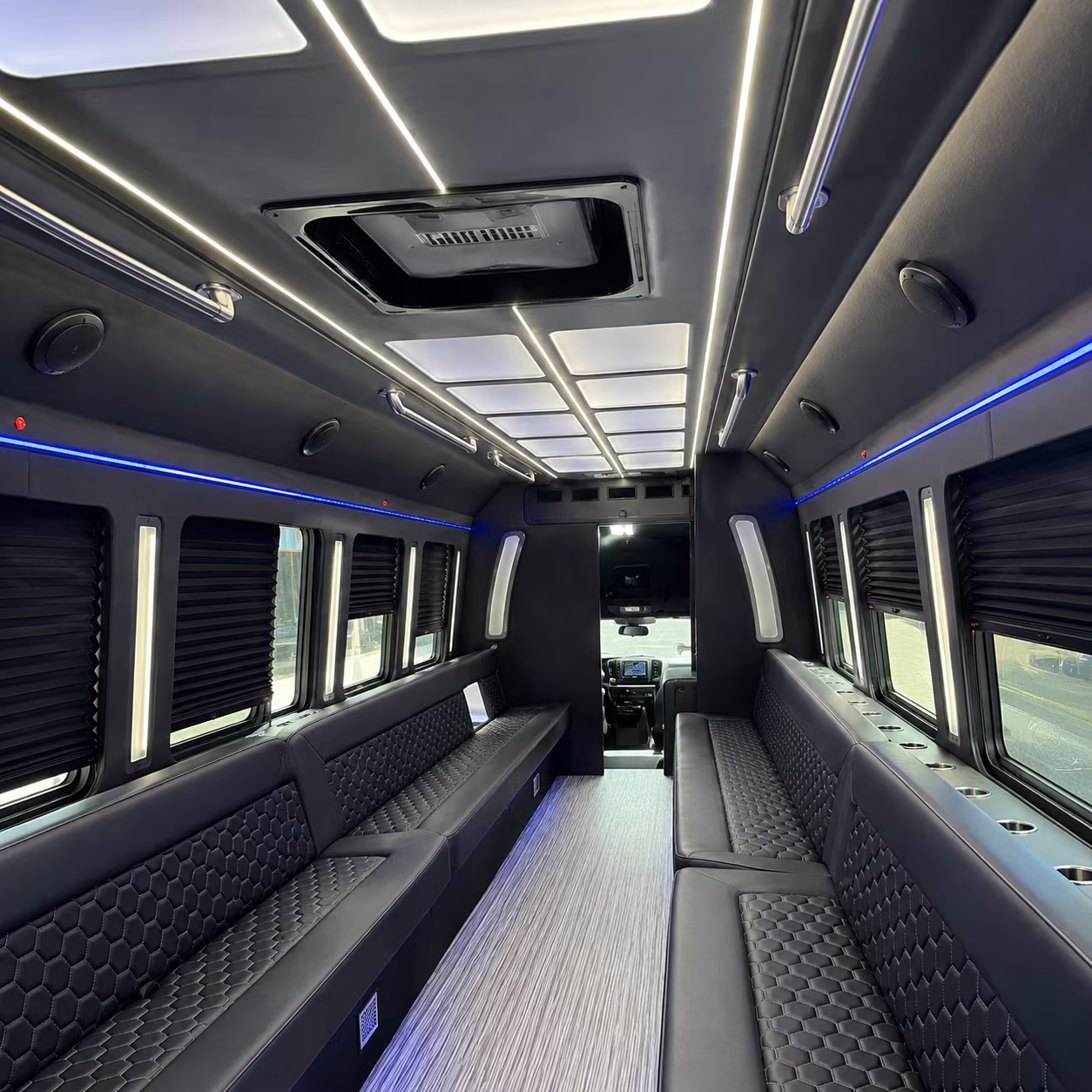 Provo Wedding Transportation onboard seating