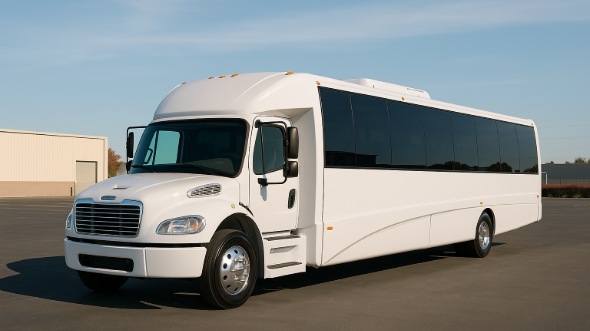 Exterior of Charter Bus Company Orem's 28 Passenger Party Bus in Orem