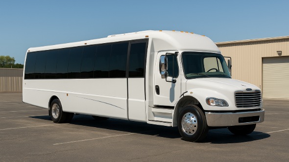 Exterior of Charter Bus Company Lehi's 30 Passenger Party Bus in Lehi