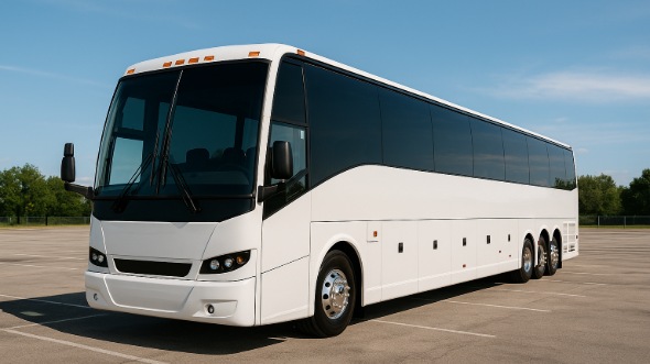 Exterior of Charter Bus Company Provo's 40 Passenger Charter Bus in Provo