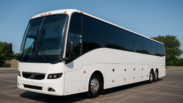 Exterior of Charter Bus Company Provo's 48 Passenger Charter Bus in Provo
