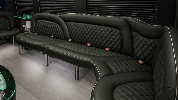 provo 15 passenger party bus interior